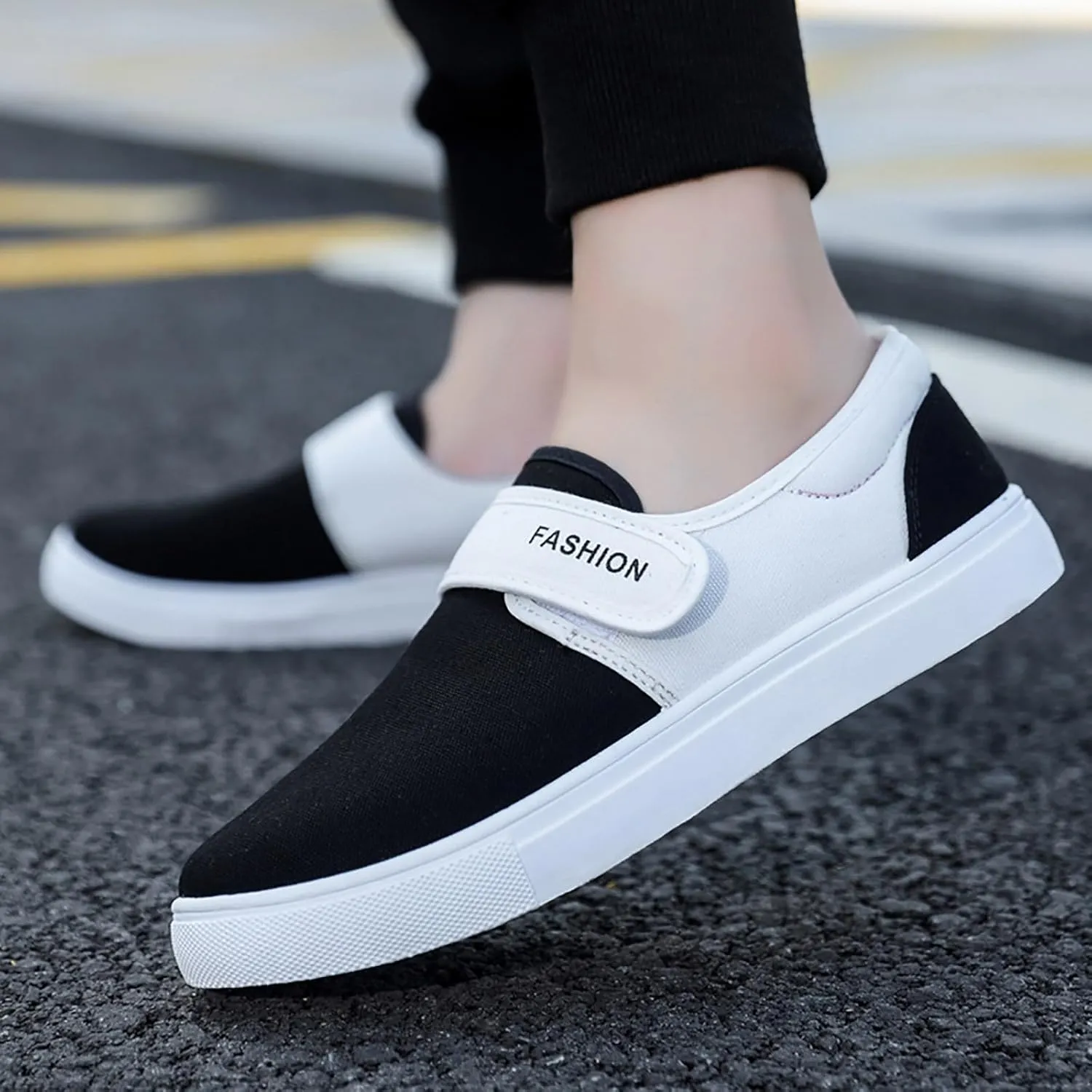 Fashion Lightweight Sneakers for Men Breathable Casual Comfortable Walking Sneaker Soft Flat Soled Elderly Shoes
