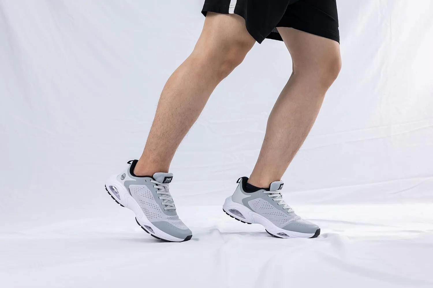 Mens Running Shoes Tennis Walking Sneaker Air Cushion Slip on Shoes for Gym Jogging Fitness Size 8-13