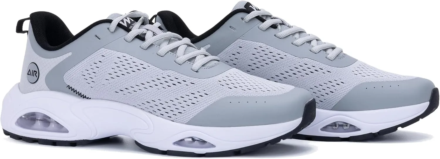 Mens Running Shoes Tennis Walking Sneaker Air Cushion Slip on Shoes for Gym Jogging Fitness Size 8-13