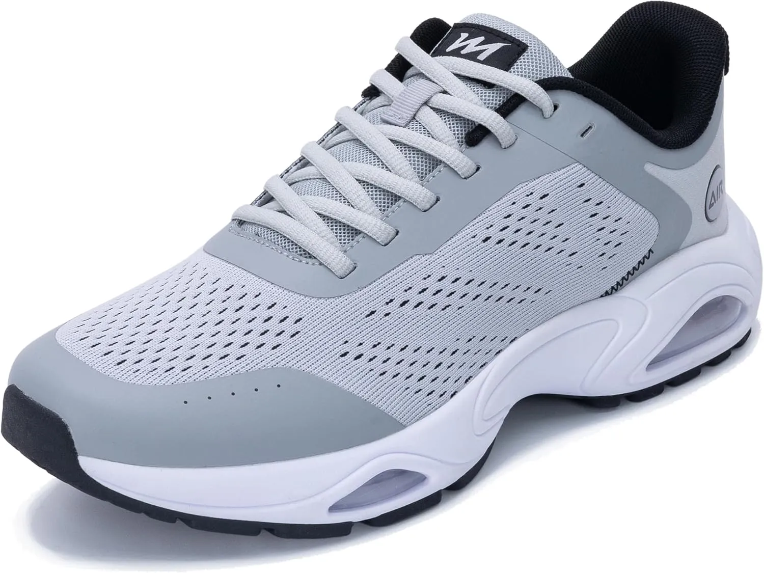 Mens Running Shoes Tennis Walking Sneaker Air Cushion Slip on Shoes for Gym Jogging Fitness Size 8-13