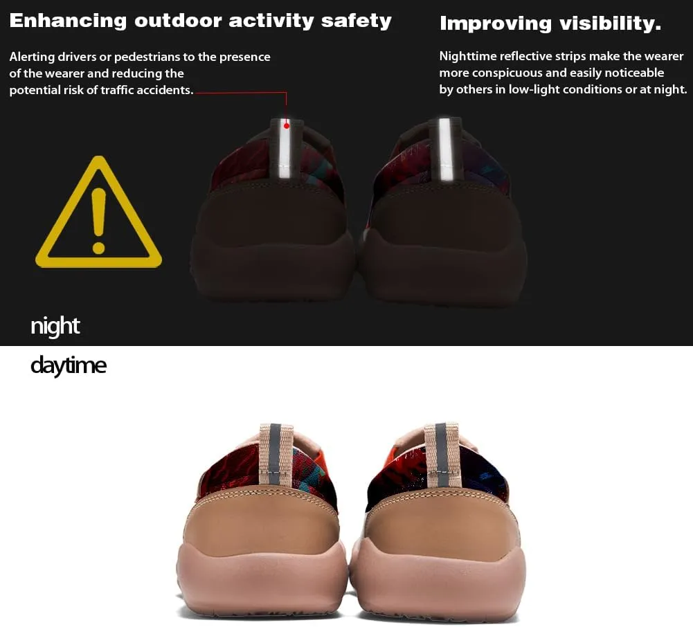 Men's Walking Travel Shoes Art Painted Slip On Loafers Lightweight Comfort Casual Sneakers