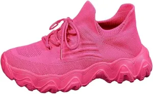 Orthopedic Sneakers for Women Breathable Mesh Nurse Babe Shoes Lightweight Low-Cut Knitted Socks Shoe Summer Non Slip Lace-Up Work Jogging Sneaker with Arch Support Soft Comfy Cushion